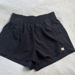 Vuori Women's Black Athletic Shorts. Size Med